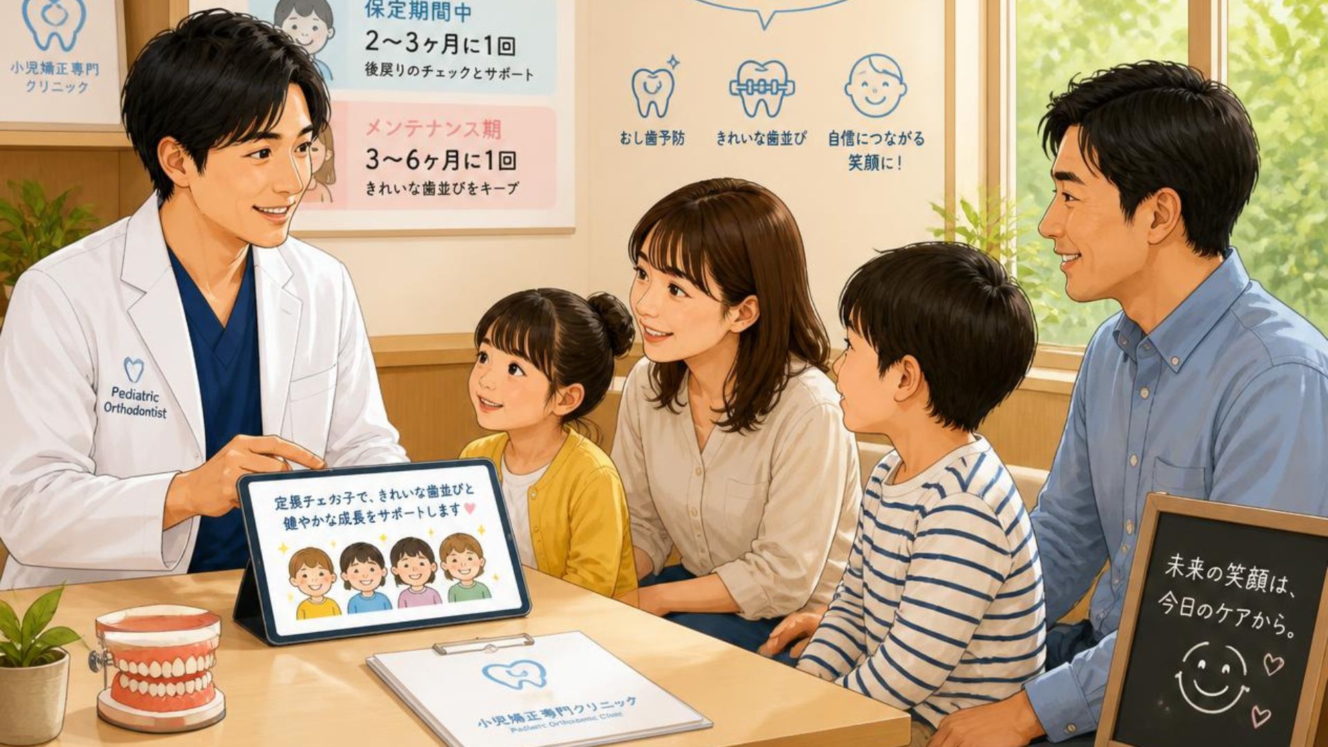 小児矯正の定期観察・通院頻度とは？成長に合わせた治療の進め方を解説